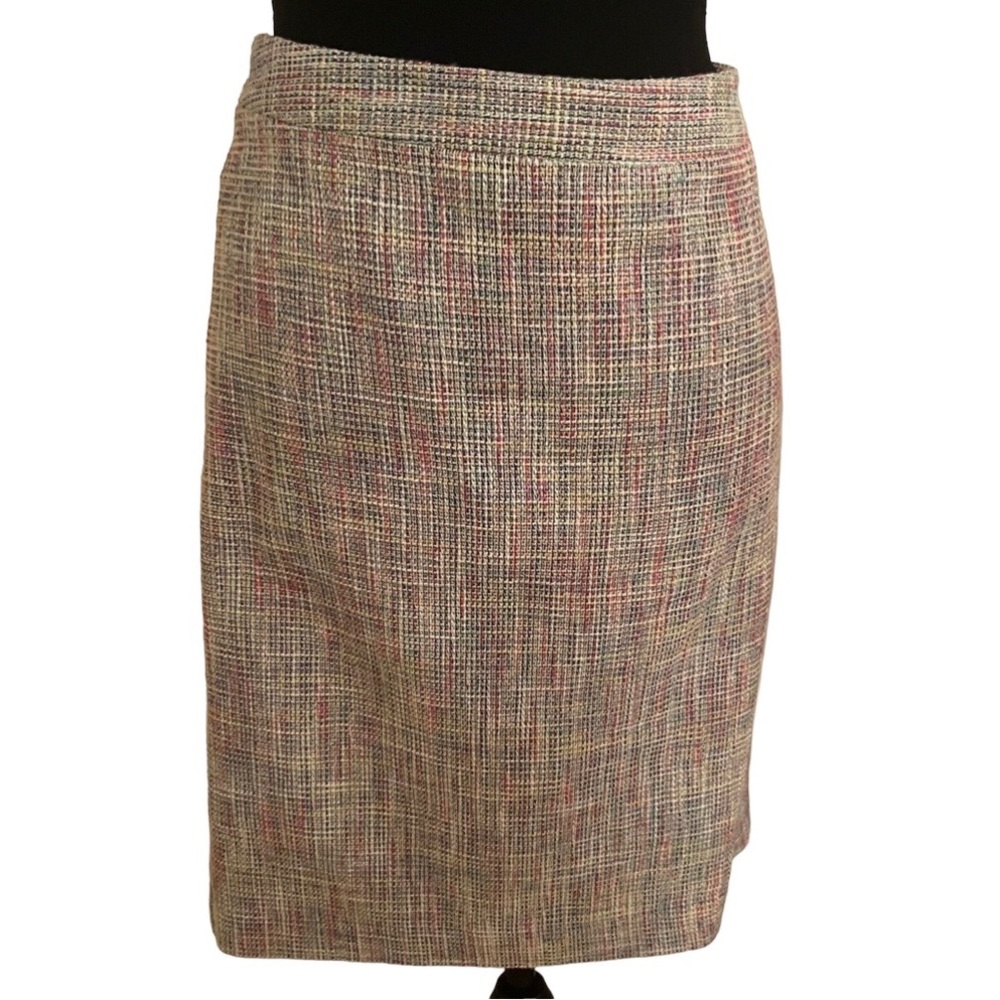 Loft pastel tweed skirt